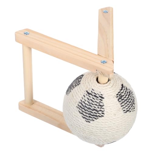Hohopeti Sisal Katzen Kratzball aus Natürlichem Sisal Robust Langlebig Fördert Schützt Möbel für Kleine und Mittelgroße Katzen Indoor von Hohopeti
