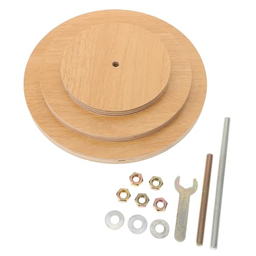 Hohopeti Stabile Holz katzenplattform DIY Abnehmbare Kratzsäule Boden Deckplatte für Katzenkratzbaum Platzsparendes Katzenregal zur Befestigung Am Kratzpfosten Langlebiges Zubehör für von Hohopeti