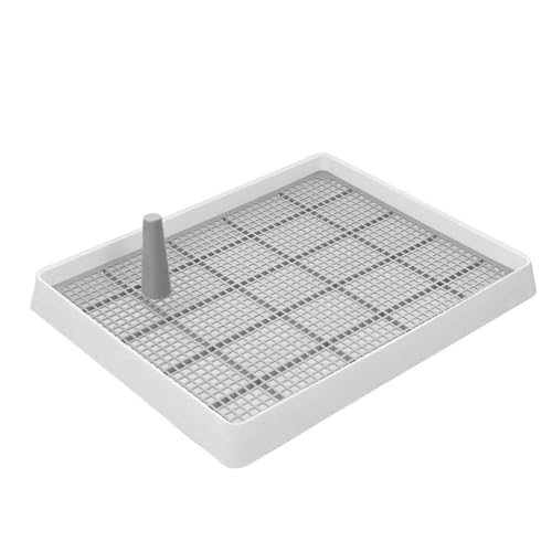 Hohopeti Thickened Haushundetoilette mit Hohem Rutschfestes Welpen Trainings tablett Hygienisch Leicht zu Reinigen Nordischer Stil S für Kleine Haustiere von Hohopeti