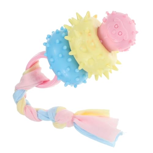 Hohopeti Kauknochen Für Hunde Handgemachtes Langlebiges Snuffle-Spielzeug Aus Geflochtenem Material Interaktives Futterversteck Für Welpen Und Kleine Hunde Farbenfroh Und Bissfest von Hohopeti