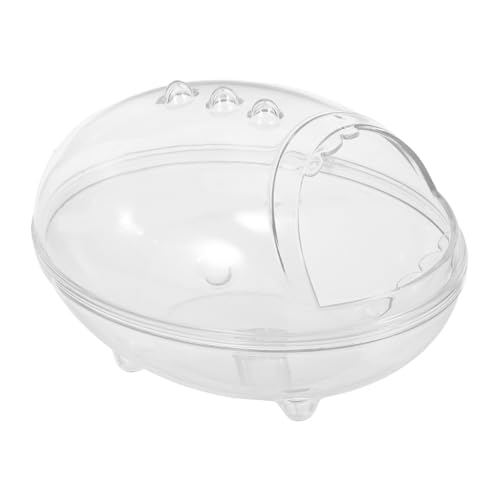 Hohopeti Transparente Hamsterbadewanne Sandbad Toilette und Sandkasten Staubdichtes Kleines Nagetier Badezubehör für Kleintierkäfige Vielseitig und Hohopeti Transparente Hamsterbadewanne Sandbad Toilette und Sandkasten Staubdichtes Kleines Nagetier Badezubehör für Kleintierkäfige Vielseitig und von Hohopeti