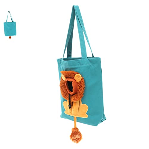 Hohopeti Umhängetasche Katzentragetasche Segeltuchtasche mit Reißverschluss Hundetragetaschen für kleine Hunde reisetaschen Schultertasche Reisetasche für Welpen Katzentasche für unterwegs von Hohopeti