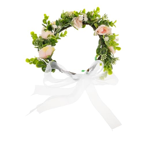 Hohopeti Und Dekoration Haustierhalsbänder Kleines Blumenhalsband Fellpflege Requisite Abnehmbare Krawatte Band Charm Welpen Katzenkopfbedeckung Natürliche Schleife Verstellbares Foto von Hohopeti