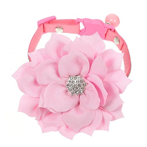 Hohopeti Verstellbares Strass Welpenhalsband für Kleine Hunde und Katzen Komfortables Langlebiges Haustierhalsband mit Glitzer für Alltag Party und Fotoshootings von Hohopeti