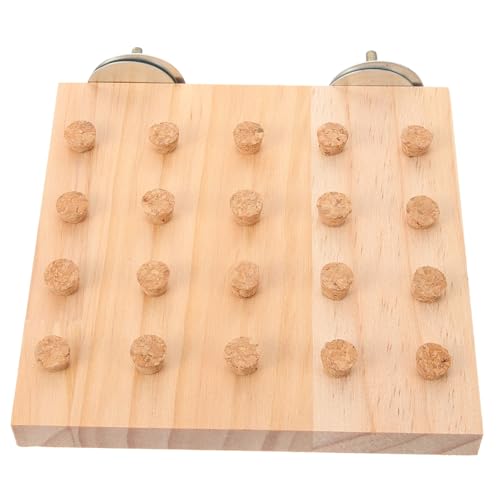 Hohopeti Vogel Holz Sitzplattform für Papageien und Wellensittiche Robustes Barschspielzeug zur Krallenpflege Langlebiger Vogelspielplatz Installieren Geeignet für Käfigzubehör und Hohopeti Vogel Holz Sitzplattform für Papageien und Wellensittiche Robustes Barschspielzeug zur Krallenpflege Langlebiger Vogelspielplatz Installieren Geeignet für Käfigzubehör und von Hohopeti