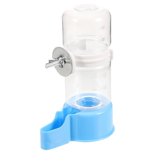 Hohopeti Vogeltrinker Wasserzufuhr Hamsterfutter und Wasser Wasserspender großer Vogelkäfig Haustier Ratte Futterspender für Vogelkäfige automatische Futterspender für Papageien Plastik von Hohopeti