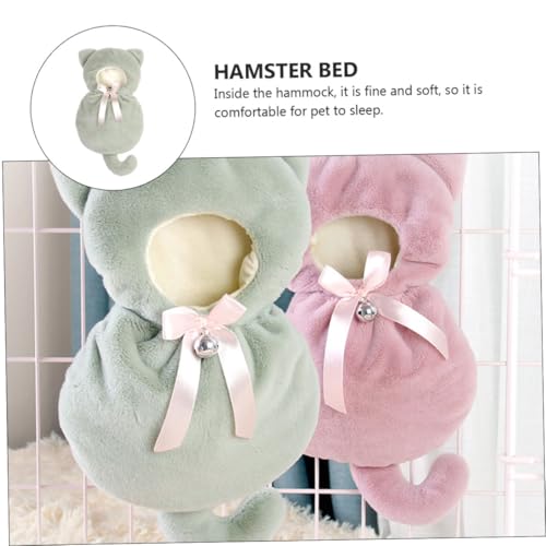 Hohopeti Warm Gefüttertes Hamsterbett Hängematte aus Weichem Plüsch Gemütliches Kleintier Schlafnest für Käfige Robustes Nagerzubehör für Meerschweinchen und Zwergkaninchen Waschbar und Hohopeti Warm Gefüttertes Hamsterbett Hängematte aus Weichem Plüsch Gemütliches Kleintier Schlafnest für Käfige Robustes Nagerzubehör für Meerschweinchen und Zwergkaninchen Waschbar und von Hohopeti