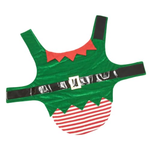 Hohopeti Weihnachtliches Hundekostüm Elf Grün für Kleine Hunde Leichter Bequemer Pet Dog Coat Festliches Cosplay Outfit mit Angenehmem Auffälligem Design Hohopeti Weihnachtliches Hundekostüm Elf Grün für Kleine Hunde Leichter Bequemer Pet Dog Coat Festliches Cosplay Outfit mit Angenehmem Auffälligem Design von Hohopeti
