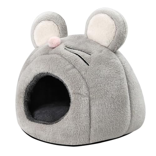Hohopeti Winddichtes Kleintier Nest aus Weichem Baumwollplüsch Gemütliches Versteck und Ruheplatz für Meerschweinchen Hamster Chinchillas Kaninchen und Igel im Käfig und Zuhause von Hohopeti
