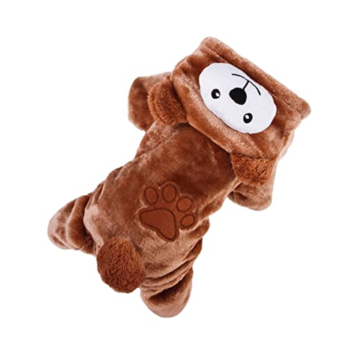 Hohopeti Winter Pet Warm Coat Kreatives Fleece Kostüm Für Hunde Adorable Bärenform Bequem Für Outdoor-aktivitäten Für Und Fotos Hohopeti Winter Pet Warm Coat Kreatives Fleece Kostüm Für Hunde Adorable Bärenform Bequem Für Outdoor-aktivitäten Für Und Fotos von Hohopeti