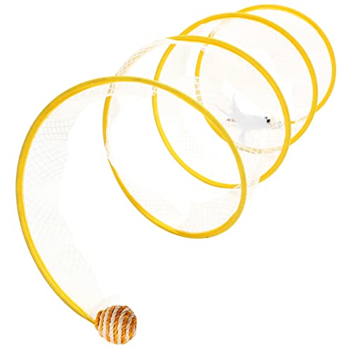 Hohopeti Katzenspielzeug Interaktiver Katzentunnel S-förmiges Design Für Indoor-Katzen Kätzchen Spielzeit Hohopeti Katzenspielzeug Interaktiver Katzentunnel S-förmiges Design Für Indoor-Katzen Kätzchen Spielzeit von Hohopeti