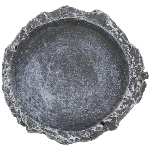 Hohopeti Reptilienzubehör Kreatives Design Schlangenwasserschale Reptilien-futterbecken Für Eidechsen Schildkröten von Hohopeti