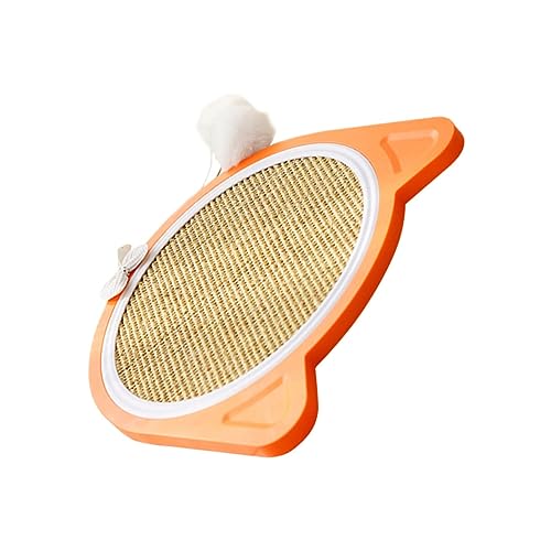 Hohopeti Katzenkratzbrett Haustier Katzen Scratcher Orange Cup Hängebrett Hohopeti Katzenkratzbrett Haustier Katzen Scratcher Orange Cup Hängebrett von Hohopeti