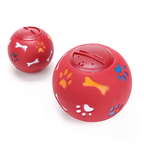 Hohopeti Auslaufsicherer Haustier-Spielball für Hunde interaktiver auslaufsicheres Futterspielzeug Trainingszubehör großer roter Duftball Hohopeti Auslaufsicherer Haustier-Spielball für Hunde interaktiver auslaufsicheres Futterspielzeug Trainingszubehör großer roter Duftball von Hohopeti