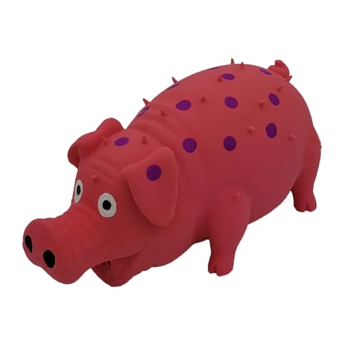 Hoiasem Grunting Pig Hundespielzeug, das grunzt, für kleine, mittelgroße und große Hunde von Hoiasem