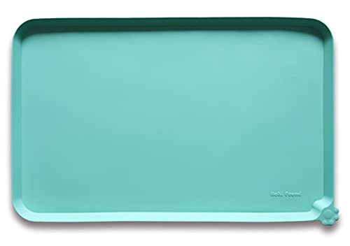 Hoki Found XL Silikon-Futtermatten, Tablett – rutschfeste Futternapf-Matte für Hunde und Katzen, wasserdichte Futtermatte für Hunde und Katzen, Wassermatten für Teppich – Cool Mint Hoki Found XL Silikon-Futtermatten, Tablett – rutschfeste Futternapf-Matte für Hunde und Katzen, wasserdichte Futtermatte für Hunde und Katzen, Wassermatten für Teppich – Cool Mint von Hoki Found