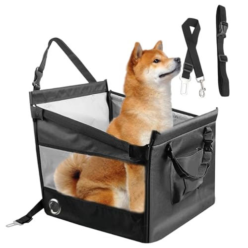 Holdes Autohundsitz, Haustier Autositz | Autoreisesitz für Hunde - Wasserdichtes Fahrzeug -Rucksack Kätzchenkissen für LKW, atmungsaktive Welpen -Booster -Autosatte von Holdes