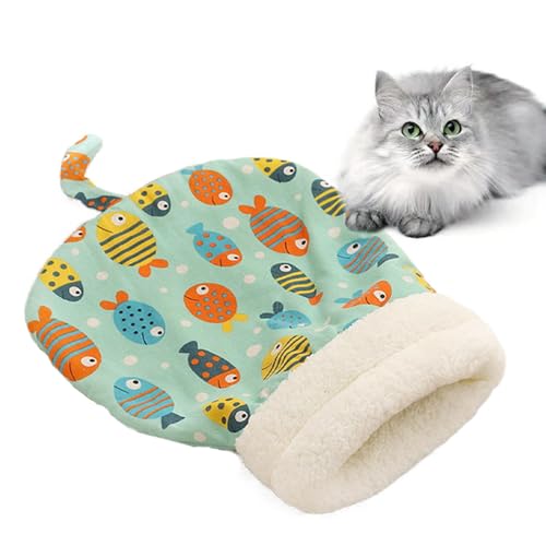 Holdes Bequemer Schlafsack für Katzen, Schlafsack für Katzen, weich und bequem – Katzenbett, weich, Katzenhöhle, Katzenbett zum Schlafen Holdes Bequemer Schlafsack für Katzen, Schlafsack für Katzen, weich und bequem – Katzenbett, weich, Katzenhöhle, Katzenbett zum Schlafen von Holdes
