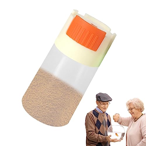 Holdes Futterspender für Aquarien, quantitative Flasche für Teichfische | Futterbehälter für Fische, manuell, wiederaufladbar, wasserdicht, Flasche 0,5 g für Aquarien Holdes Futterspender für Aquarien, quantitative Flasche für Teichfische | Futterbehälter für Fische, manuell, wiederaufladbar, wasserdicht, Flasche 0,5 g für Aquarien von Holdes