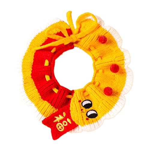 Holdes Gestricktes Halsband für Katzen, gestrickte Halsbänder für Katzen – gehäkeltes Katzenhalsband mit verstellbarem Seil – handgefertigtes Halsband für Welpen Holdes Gestricktes Halsband für Katzen, gestrickte Halsbänder für Katzen – gehäkeltes Katzenhalsband mit verstellbarem Seil – handgefertigtes Halsband für Welpen von Holdes
