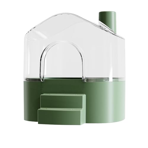 Holdes Hamster Sandbad Behälter - Große Durchsichtige Hamster Sandbad-Box Für Kleintiere,Tiergehege-Dekoration Zum Baden Reinigen Spielen Erkunden Schlafen Für Lemminge Und Rennmäuse von Holdes