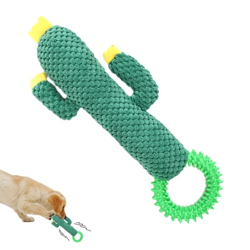 Haustier-Plüschspielzeug - Kleine Plüschpuppe, interaktives Hundespielzeug mit Geräuschen - Multifunktionales wiederverwendbares kleines Quietschspielzeug für Hunde im Freien, Puzzlespielzeug von Holdes