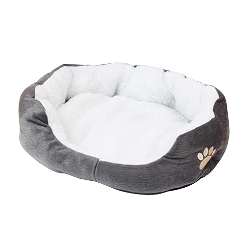 Holdes Hundebett für Katzen, Haustierbett, beruhigend, rundes Kissen, bequem, Anti-Aging, für Hunde und Katzen, Haustierbett, weich und flauschig, maschinenwaschbar Holdes Hundebett für Katzen, Haustierbett, beruhigend, rundes Kissen, bequem, Anti-Aging, für Hunde und Katzen, Haustierbett, weich und flauschig, maschinenwaschbar von Holdes