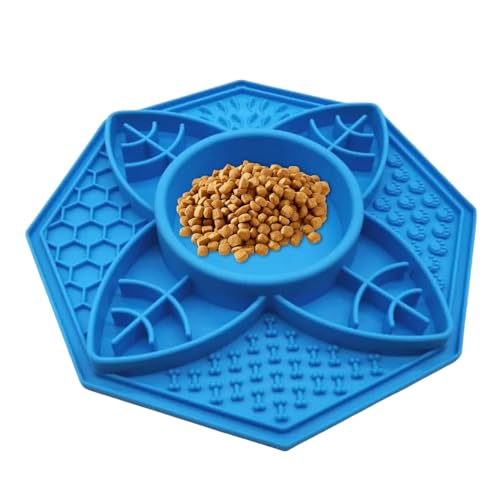 Holdes Hundefuttermatte,Licky Mat für Haustiere | Achteckige Leck- und Spielmatte für Hunde | Tragbares Leckkissen-Trainingsspielzeug für kleine bis mittelgroße Haustiere Holdes Hundefuttermatte,Licky Mat für Haustiere | Achteckige Leck- und Spielmatte für Hunde | Tragbares Leckkissen-Trainingsspielzeug für kleine bis mittelgroße Haustiere von Holdes