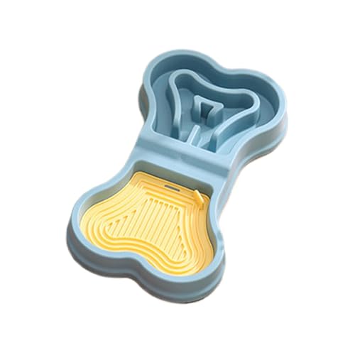 Holdes Hundepuzzle -Feeder, Nicht -Slip -Welpenschale - Haustier langsame Essschale - Tragbarer Puzzle -Feeder für Hunde Welpe Heimreise innen im Freien im Freien von Holdes