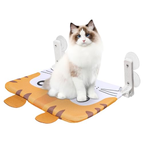 Holdes Katzen-Saugnapf-Fenstersitz, Katzenbett mit Saugnapf, Cartoon-Katzenstangen-Hängematte | Abnehmbare Sicherheitsregale für Katzen, für Glasfenster, Türen aus Holdes Katzen-Saugnapf-Fenstersitz, Katzenbett mit Saugnapf, Cartoon-Katzenstangen-Hängematte | Abnehmbare Sicherheitsregale für Katzen, für Glasfenster, Türen aus von Holdes