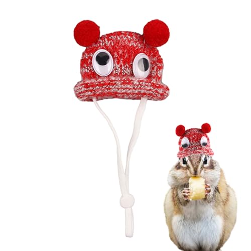 Holdes Meerschweinchenhut, für Hamster – für kleine Tiere, weich und bequem, mit verstellbarem Riemen, Hamster-Outfits für Meerschweinchen, Kaninchen, Hamster Holdes Meerschweinchenhut, für Hamster – für kleine Tiere, weich und bequem, mit verstellbarem Riemen, Hamster-Outfits für Meerschweinchen, Kaninchen, Hamster von Holdes