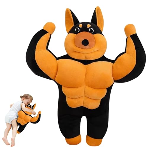 Holdes Plüschtier für Hunde, muskuläres Hundekissen – lustiges Plüsch-Spielzeug für Hunde, tragbar, Tierpuppen, weich, für Sofa, Schlafzimmer, Sofa Holdes Plüschtier für Hunde, muskuläres Hundekissen – lustiges Plüsch-Spielzeug für Hunde, tragbar, Tierpuppen, weich, für Sofa, Schlafzimmer, Sofa von Holdes