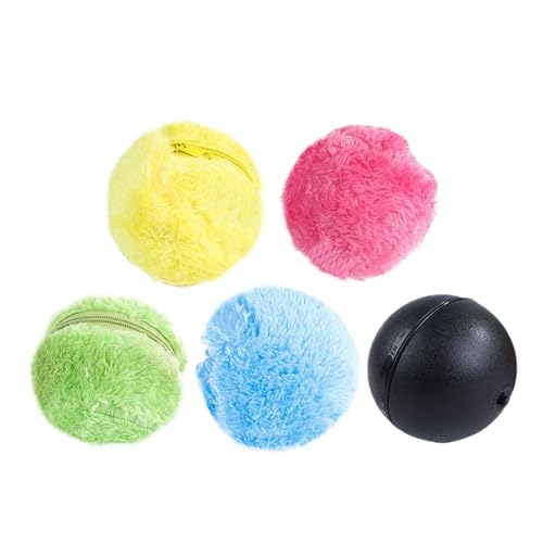 Holdes Rollender Hundeball - Tragbarer Intelligenter Spielball - Interaktives Plüschspielzeug Gegen Langeweile, Zur Zahnfleischmassage Und Für Starke Kauer Holdes Rollender Hundeball - Tragbarer Intelligenter Spielball - Interaktives Plüschspielzeug Gegen Langeweile, Zur Zahnfleischmassage Und Für Starke Kauer von Holdes