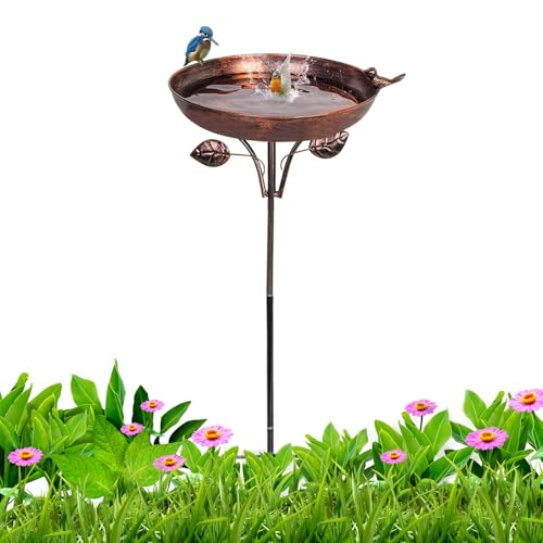Holdes Vogeltränke für den Außenbereich – freistehende Badewanne | Dekoration für den Außenbereich mit 5 Zweigen für Terrasse, Garten und Hinterhof Holdes Vogeltränke für den Außenbereich – freistehende Badewanne | Dekoration für den Außenbereich mit 5 Zweigen für Terrasse, Garten und Hinterhof von Holdes