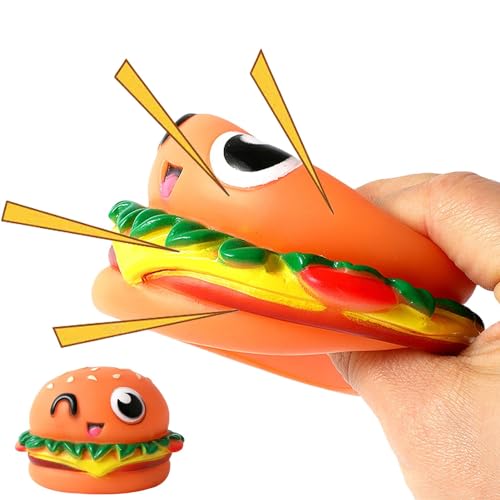 Hunde Hamburger Quietschspielzeug, Hamburger Hundespielzeug, Kauspielzeug Für Hunde, Interaktives Zahnreinigungsspielzeug Für Hunde Gegen Langeweile Und Training, Quietschspielzeug Zum Kauen Hunde Hamburger Quietschspielzeug, Hamburger Hundespielzeug, Kauspielzeug Für Hunde, Interaktives Zahnreinigungsspielzeug Für Hunde Gegen Langeweile Und Training, Quietschspielzeug Zum Kauen von Holdes