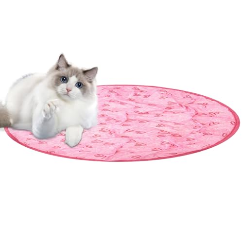 Katzenspielzeug Und Kratzmatte, Katzenjagdspielzeug Mit Verdeckter Bewegung, Katzenspielzeugtunnel, Interaktive Jagdmatte Für Balljagdkatzen, Interaktives Katzenspielzeug, 70cm von Holdes