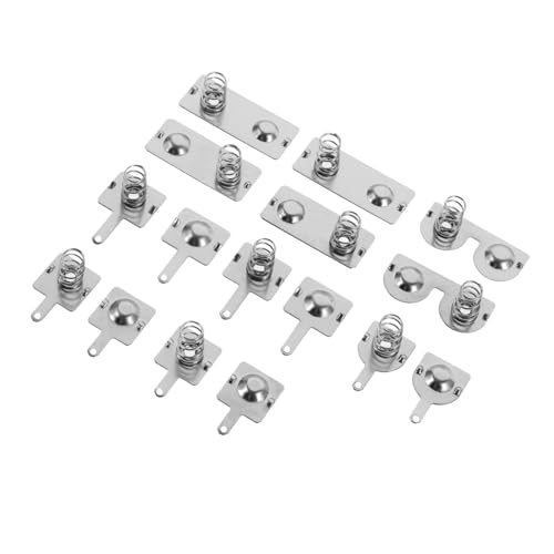 Holibanna 1 Satz Batteriefeder Frühling Austausch der Batteriefederplatte Batteriefeder für Fernbedienung Batteriefedern Eisen Silver Holibanna 1 Satz Batteriefeder Frühling Austausch der Batteriefederplatte Batteriefeder für Fernbedienung Batteriefedern Eisen Silver von Holibanna