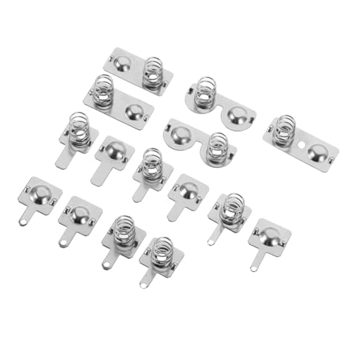 Holibanna 1 Satz Batteriefedern Batteriefeder für Fernbedienung Ersatz Austausch der Batteriefederplatte Frühling Eisen Silver Holibanna 1 Satz Batteriefedern Batteriefeder für Fernbedienung Ersatz Austausch der Batteriefederplatte Frühling Eisen Silver von Holibanna