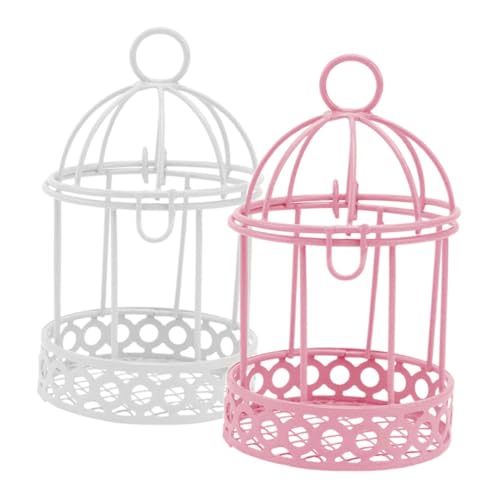 Holibanna 2 Stücke Mini Metalldraht Vogelkäfige Runde Laterne Vintage Dekorative Eisen Vogelkäfig Wandbehang Kerzenhalter Für Hochzeit Tischdekoration Holibanna 2 Stücke Mini Metalldraht Vogelkäfige Runde Laterne Vintage Dekorative Eisen Vogelkäfig Wandbehang Kerzenhalter Für Hochzeit Tischdekoration von Holibanna