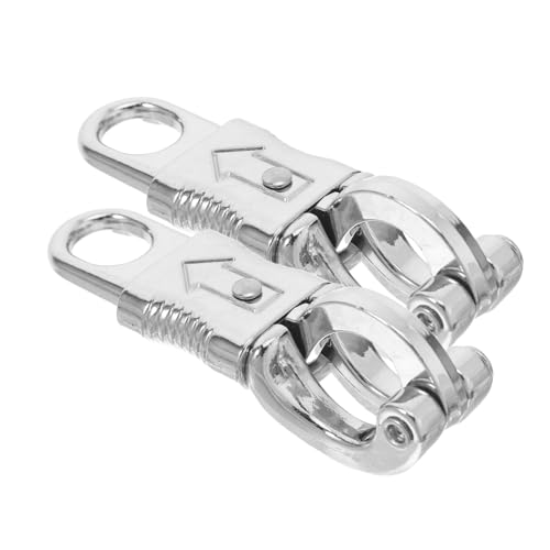 Holibanna 2stücke Karabinerhaken Heavy Duty Mit Schnellverschluss Paracord-seilclips Aus Zinklegierung Und Langlebig Für Outdoor-aktivitäten Pferdeausbildung Und Zubehör Holibanna 2stücke Karabinerhaken Heavy Duty Mit Schnellverschluss Paracord-seilclips Aus Zinklegierung Und Langlebig Für Outdoor-aktivitäten Pferdeausbildung Und Zubehör von Holibanna