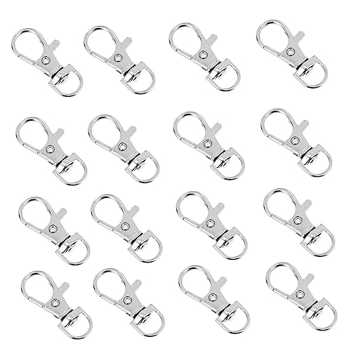 Holibanna 40stücke Verschleißfeste Käfigclips Praktische Austauschbare Schlüsselanhängerclips Metallene Käfigschlösser Für Täglichen Gebrauch Kleine Schlüsselanhängerhaken Für von Holibanna