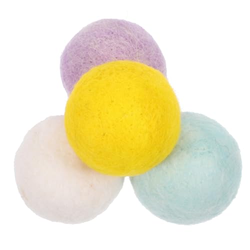 Holibanna 4stücke Hundespielzeug Aus Filz Kauspielzeug Für Hunde Interaktives Wurfspielzeug Sicher Und Langlebig Zur des Zahn Und Zahnfleischschutzes von Holibanna