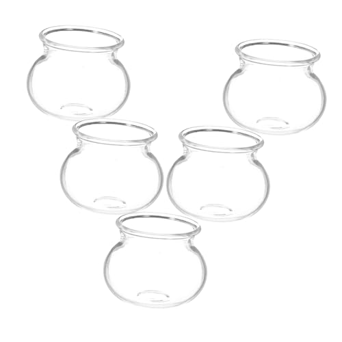 Holibanna 5stücke Miniatur Fischschalen Für Tiny Round Fish Bowl Für Mikrolandschaften Langlebige Bastelaccessoires Für Kreative Szenen Holibanna 5stücke Miniatur Fischschalen Für Tiny Round Fish Bowl Für Mikrolandschaften Langlebige Bastelaccessoires Für Kreative Szenen von Holibanna