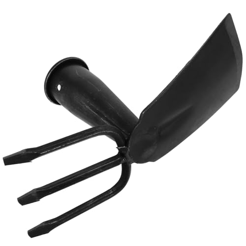 Holibanna Gartenhacke Werkzeug Manuelle Bodenfräse Grubber Handrechen Pick-äxte Zum Graben Rasen Rechen Rastrillo para Jardin Garten-handhacke Landschaftsbau-ausrüstung Kohlenstoffstahl von Holibanna