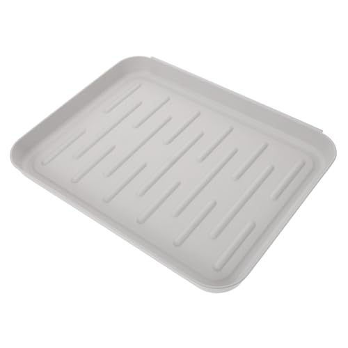 Holibanna Kotschale für Haustiere Tablett Pflanzschale eingetopft tropfschale für Pflanzen drinnen Ersatz für Hundeboxen Töpfchen für Haustiere Hundeboxhalter pp Dark Grey von Holibanna