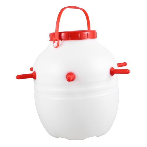 Holibanna Lämmerfütterungsflasche Dicke Kunststoffmilchflasche für Schafe Hunde Schweine und Kapazität mit Praktischen Nippeln Hitzebeständig und Wiederverwendbar Zufällige Farbe von Holibanna