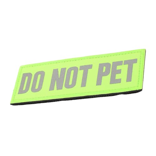 Holibanna Reflektierender Service Hund Patch Abnehmbar Robustes Nylon Sicheres Design für Professionelle Diensthunde Erhöhte Sichtbarkeit bei Nacht Passend für Geschirr Welpen und Arbeits von Holibanna