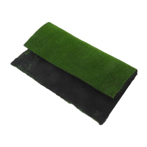 Holibanna Simulierter Moos Rasenteppich Realistischer Moosteppich Kunstrasenmatte Kunstrasenunterlage Kunstrasenteppich Kunstrasen Outdoor Teppich Moos Bodenmatte Grüner Kunststoff von Holibanna