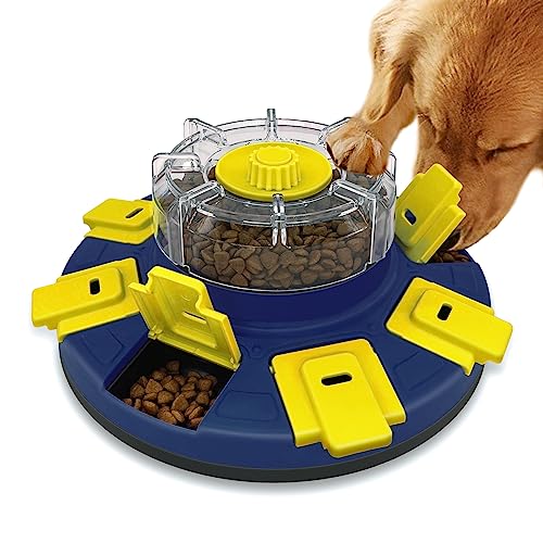 Holihoos Hunde-Puzzle-Spielzeug, langsamer Futterspender für große, mittelgroße und kleine Hunde, Leckerli-Spender, Hundespielzeug für IQ-Training und geistige Bereicherung, Stufe 1 und Stufe 2 (blau) Holihoos Hunde-Puzzle-Spielzeug, langsamer Futterspender für große, mittelgroße und kleine Hunde, Leckerli-Spender, Hundespielzeug für IQ-Training und geistige Bereicherung, Stufe 1 und Stufe 2 (blau) von Holihoos