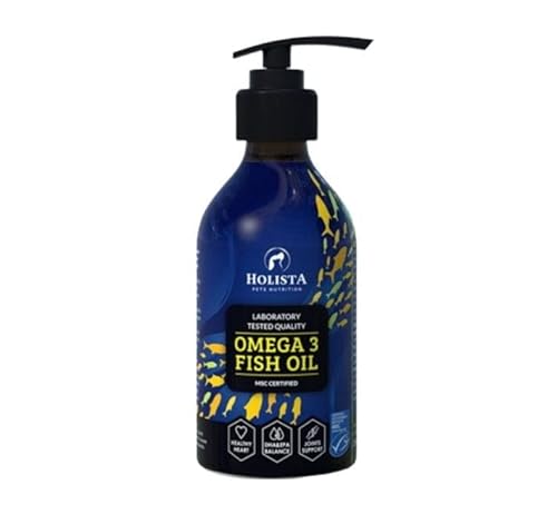 HolistaPets Omega 3 Fish Oil Wildfischöl 250ml HolistaPets Omega 3 Fish Oil Wildfischöl 250ml von Holista